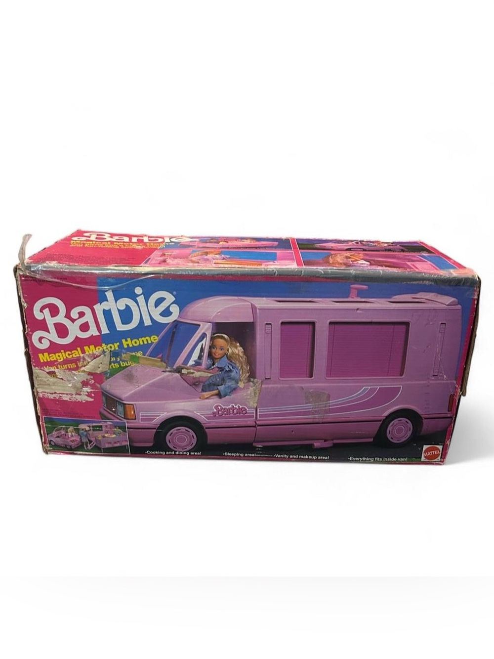 Vtg. 1988 Barbie Magical Motor Home RV Camper Mattel Incomplete For Parts
READ